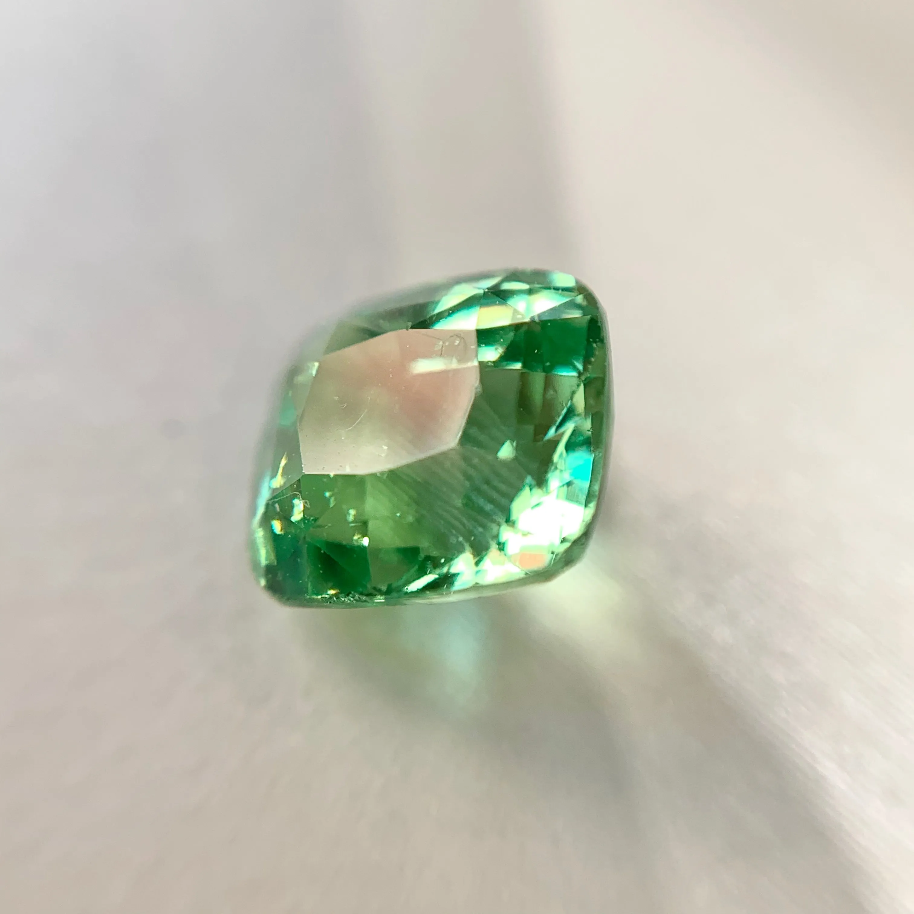 1.50ct Cushion Natural Green Tsavorite No.12024