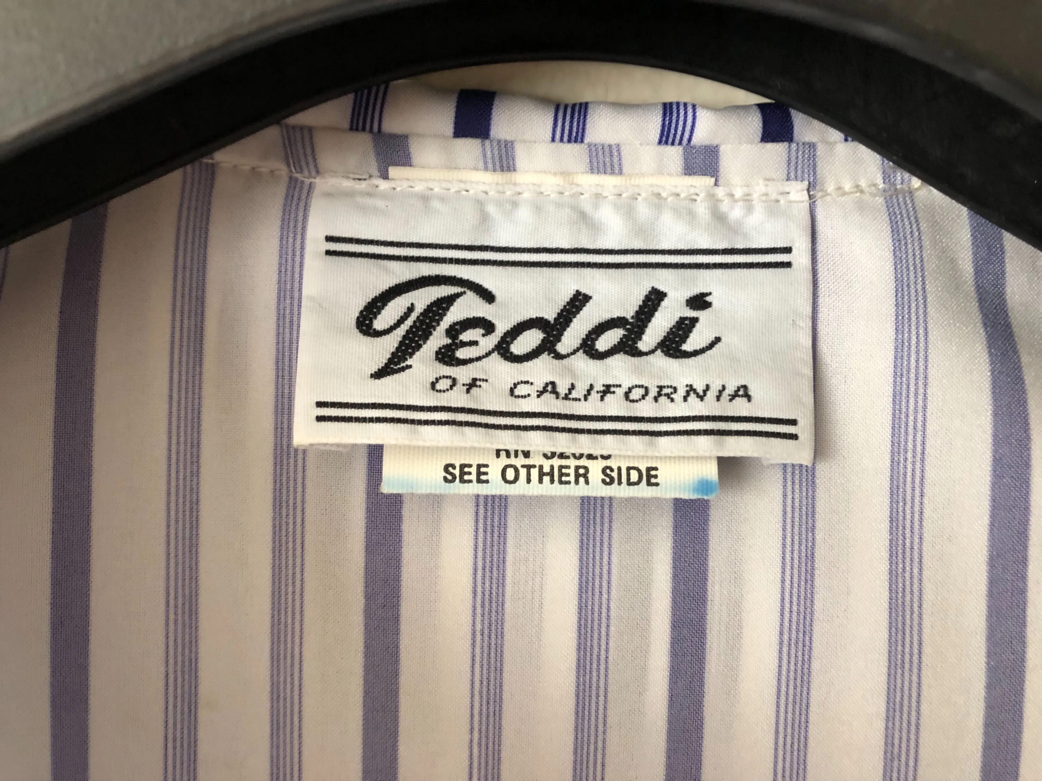 '80’s Deadstock Sailor Blouse with Neck Tie by Teddi Of California