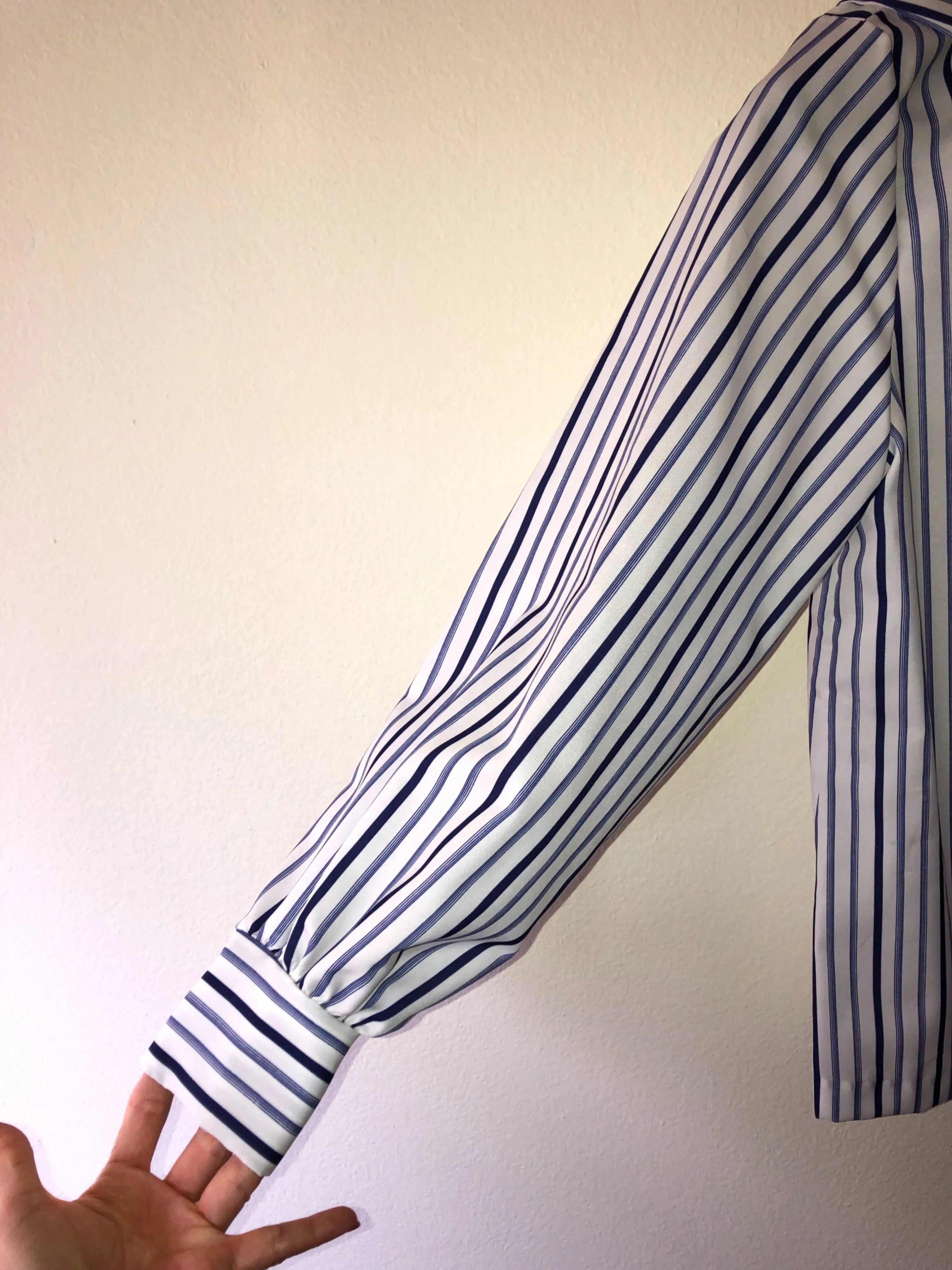'80’s Deadstock Sailor Blouse with Neck Tie by Teddi Of California