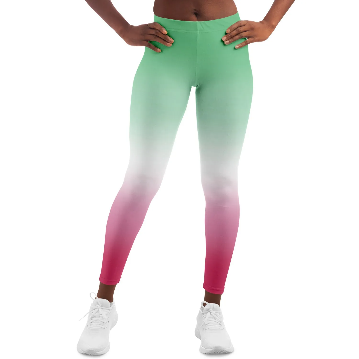 Abrosexual Pride Ombre Leggings