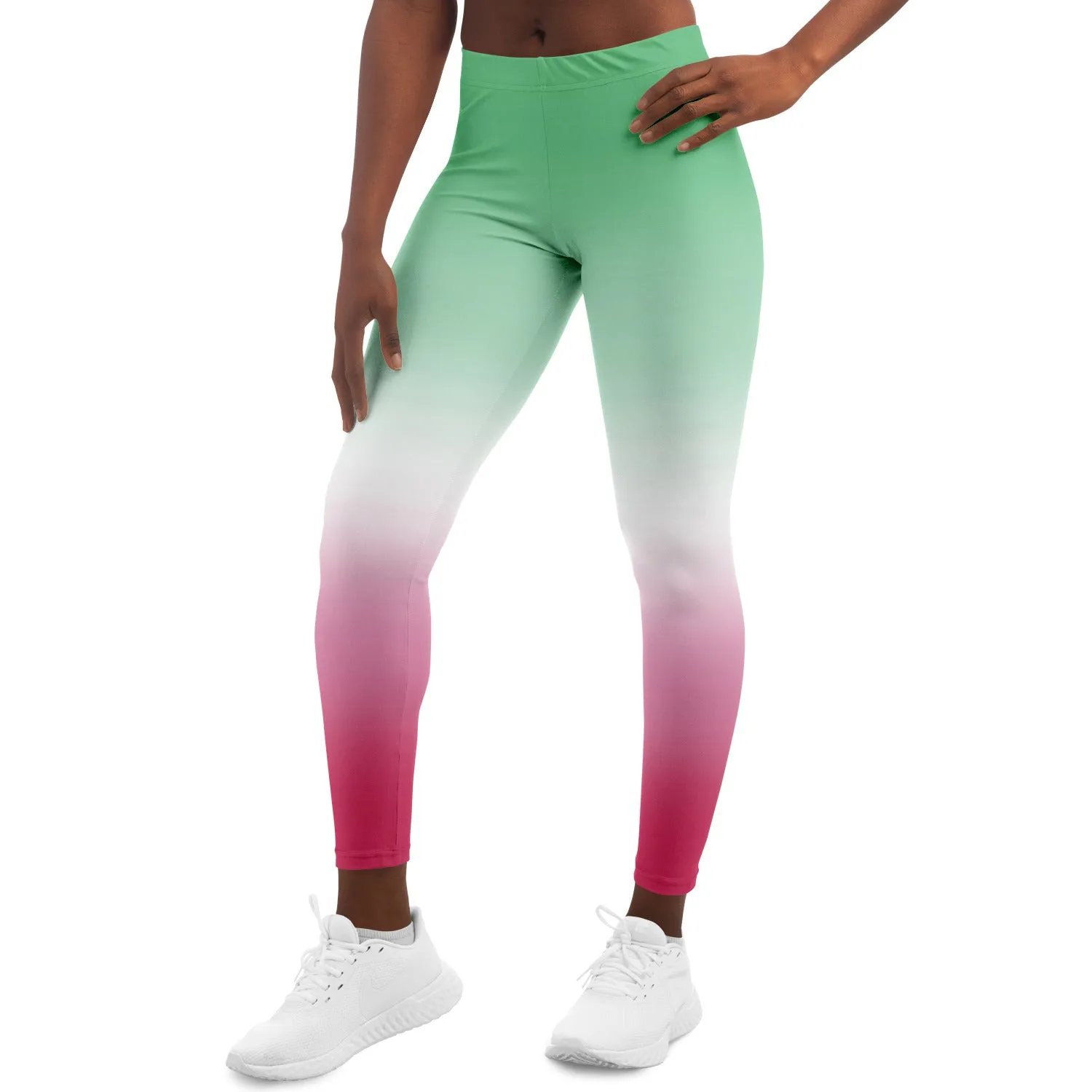 Abrosexual Pride Ombre Leggings