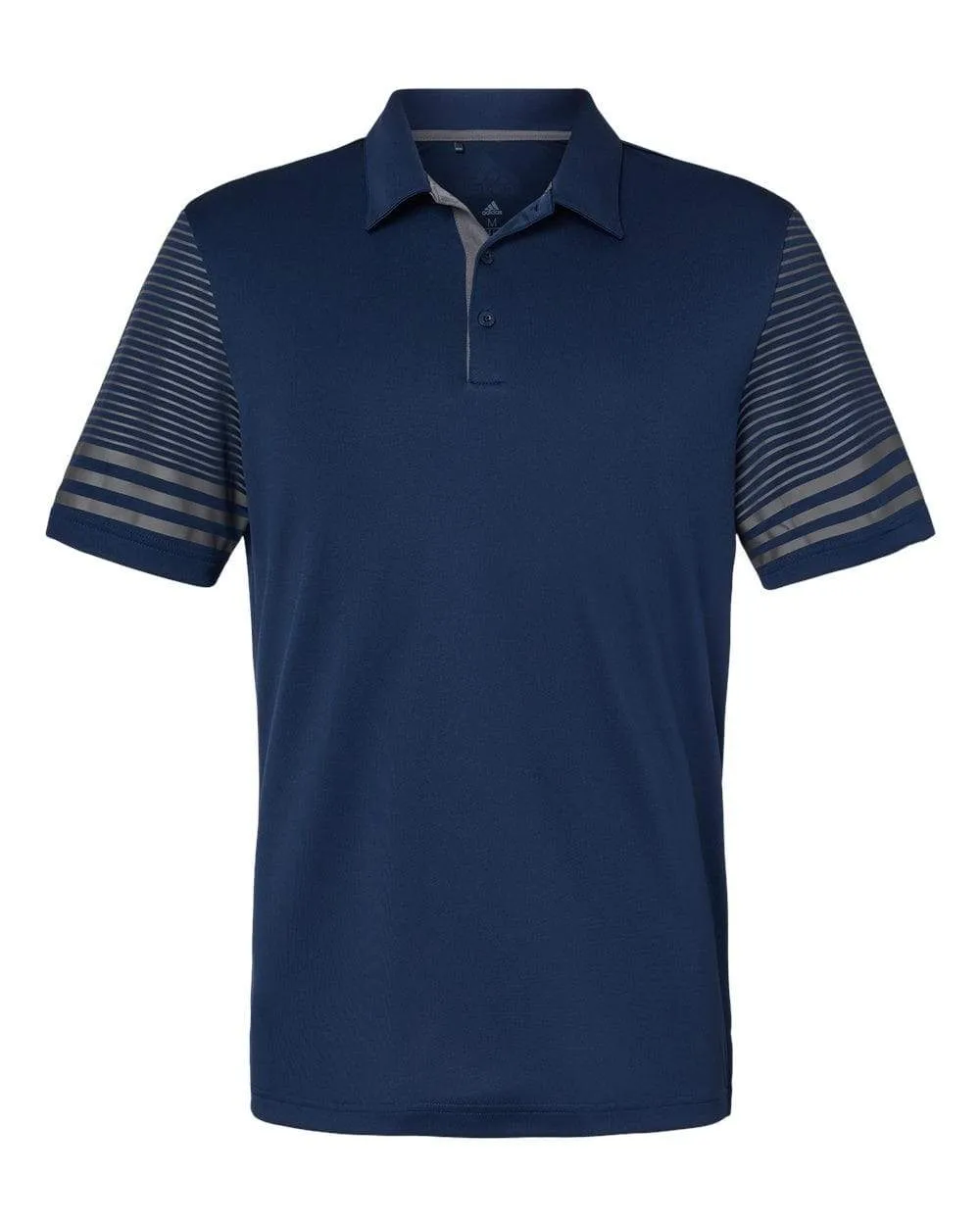 adidas - Men's Striped Sleeve Polo
