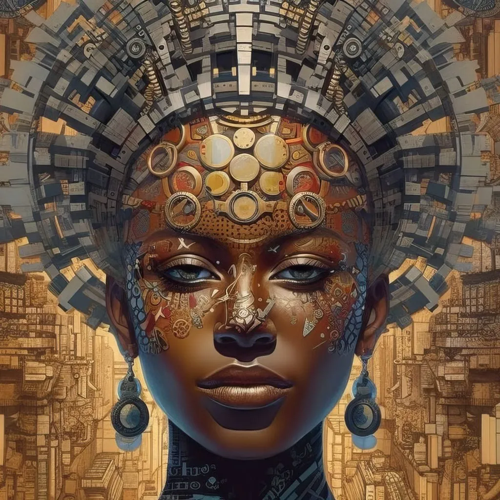 African Portrait Jama - Sakeem Gibbs