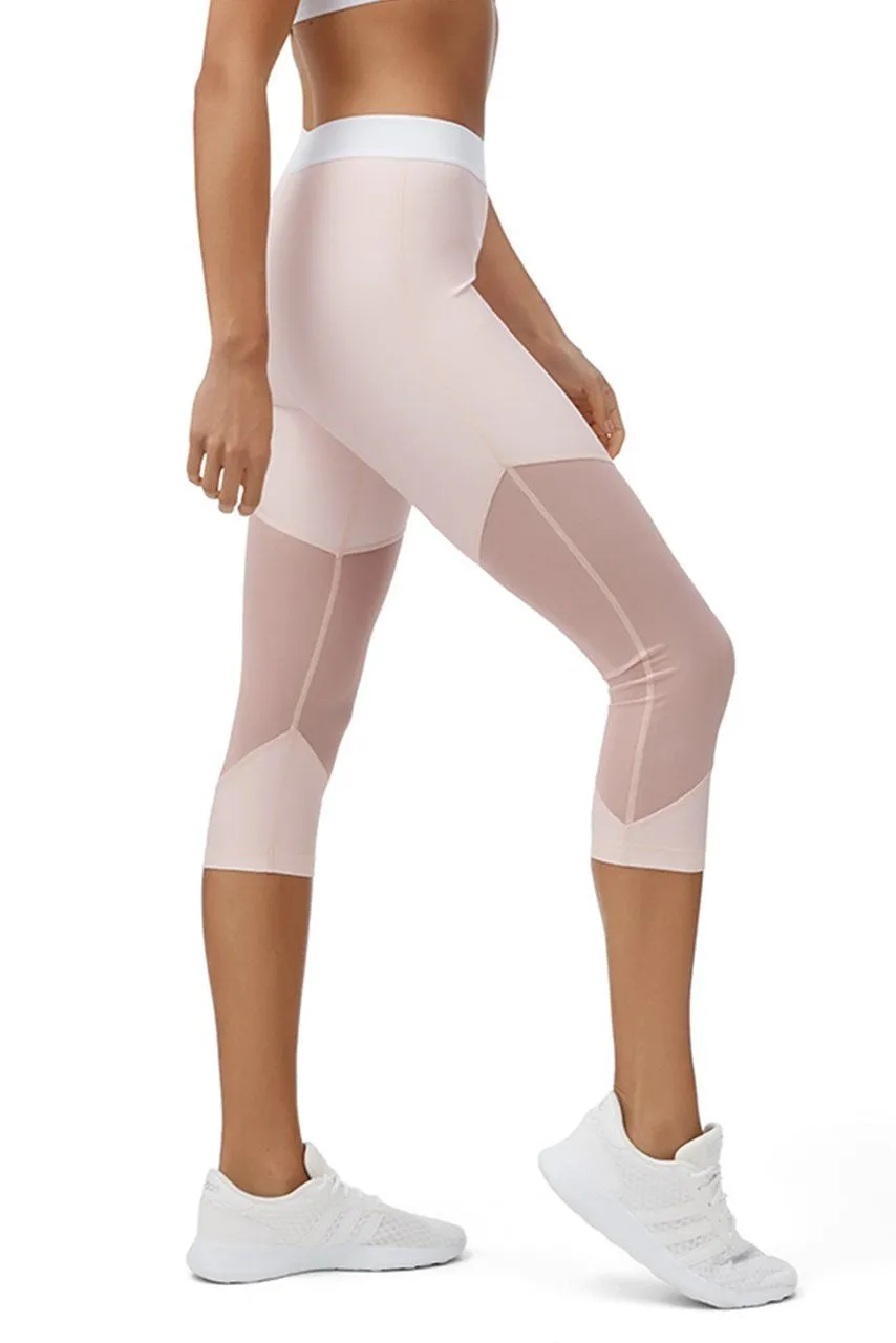 Allfenix Scarlett 3/4 Leggings in Blush