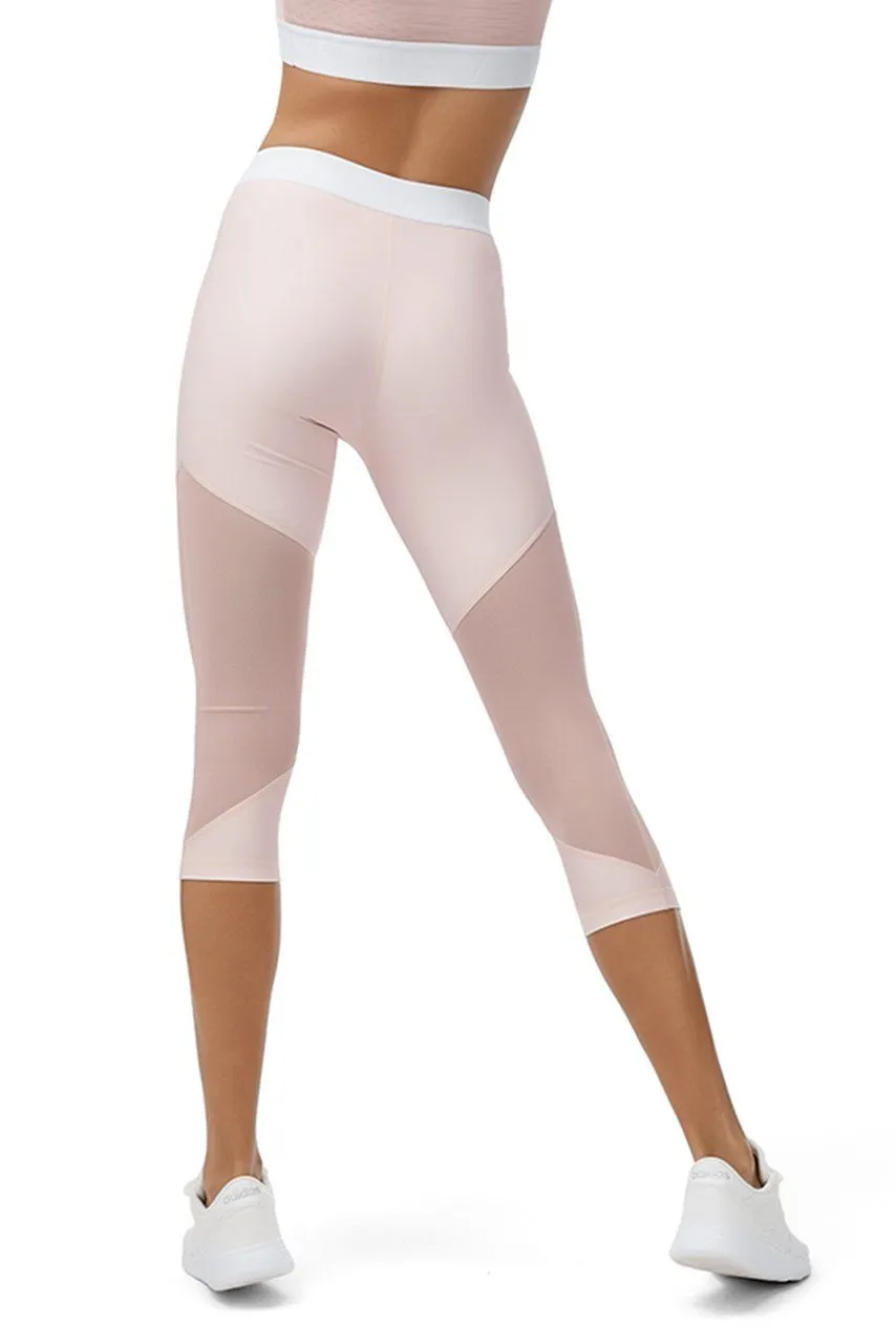 Allfenix Scarlett 3/4 Leggings in Blush
