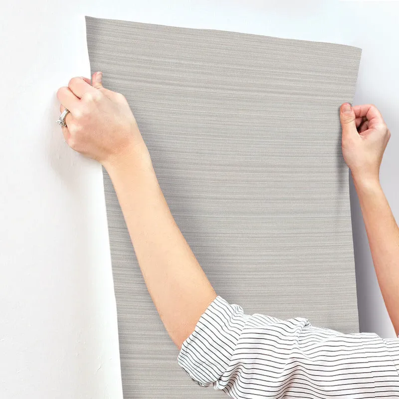 Allineate High Performance Vinyl Wallpaper in Driftwood