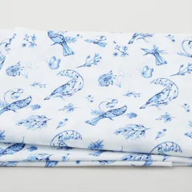Annablue - Birds White 2 Yard Cut