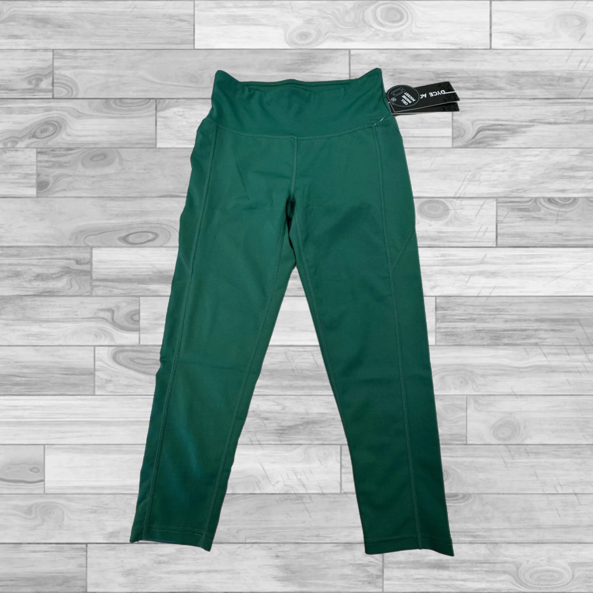 Athletic Leggings By Cmc In Green, Size: S