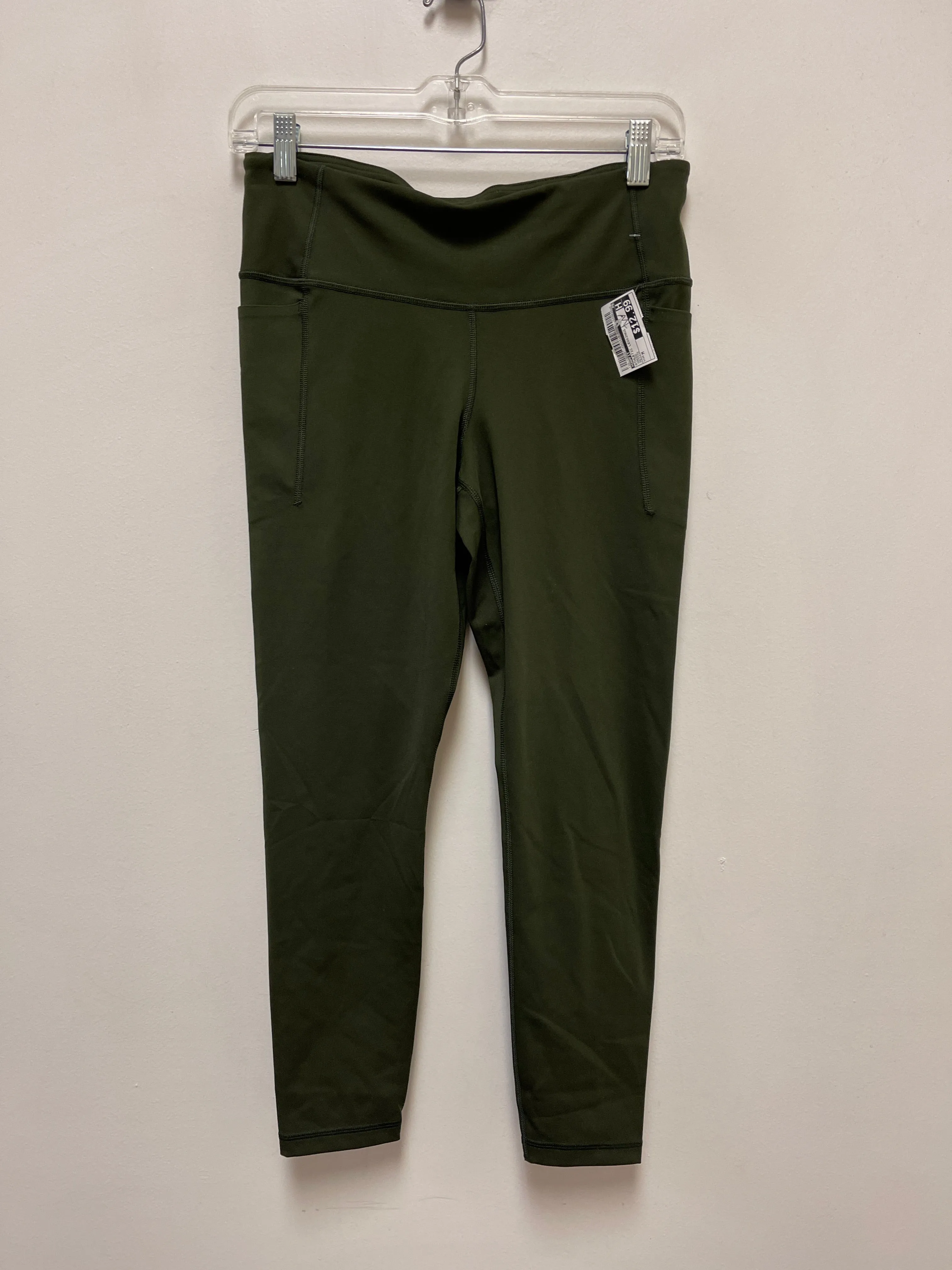 Athletic Leggings By Gapfit In Green, Size: M