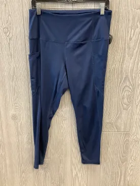 Athletic Leggings By Members Mark In Navy, Size: Xl