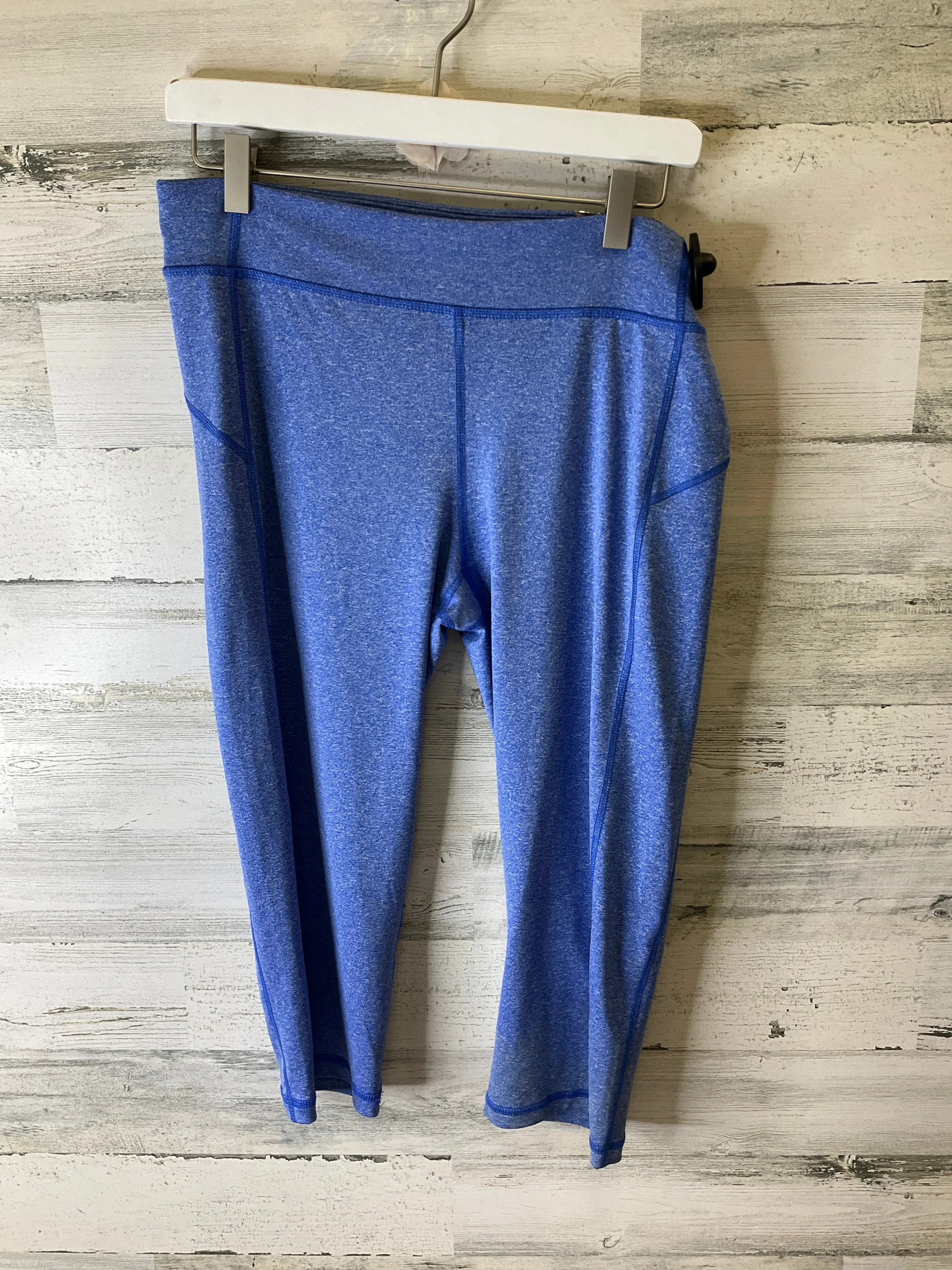 Athletic Leggings Capris By Live Love Dream In Blue, Size: Xl