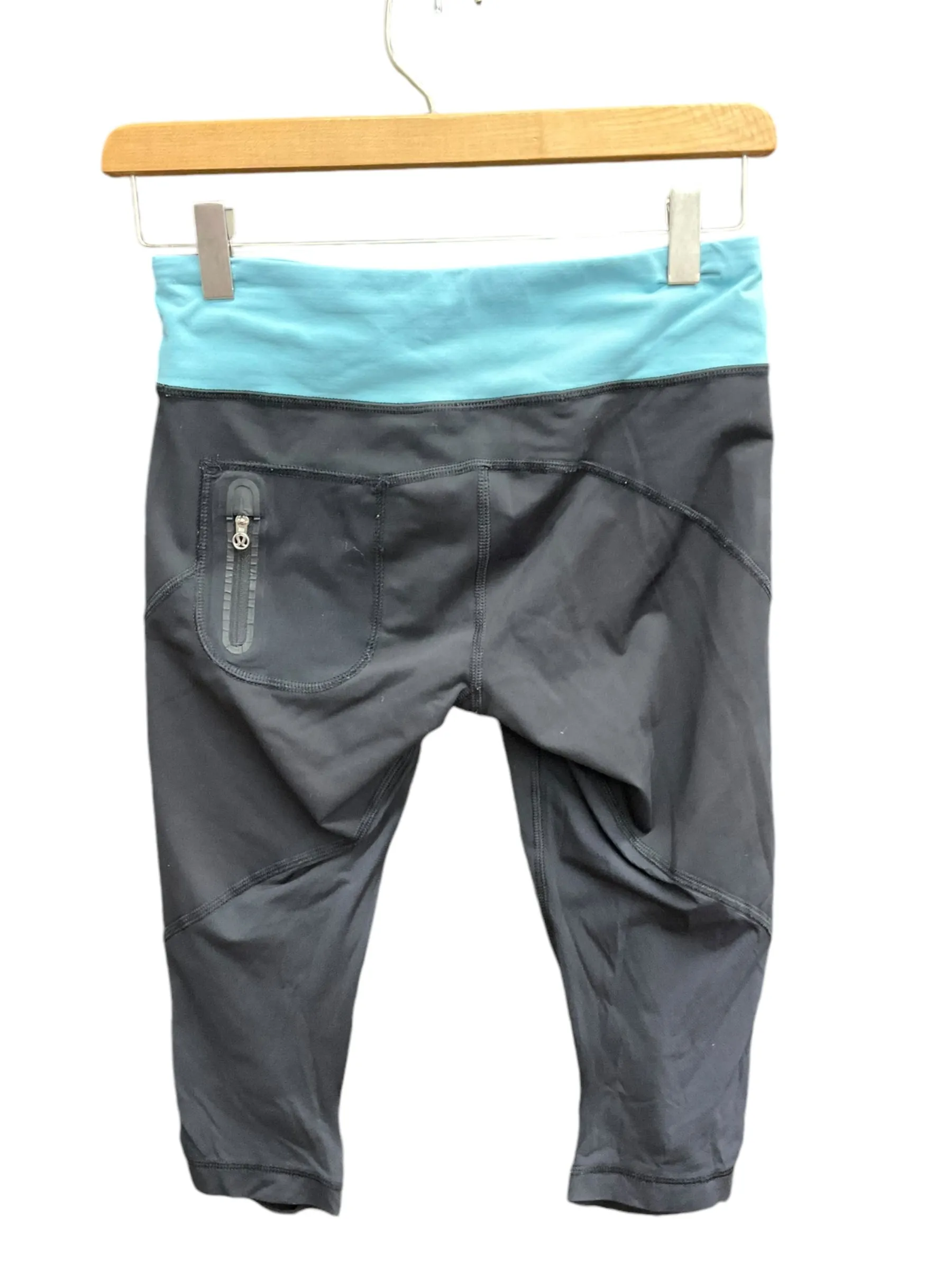 Athletic Leggings Capris By Lululemon In Black, Size: S