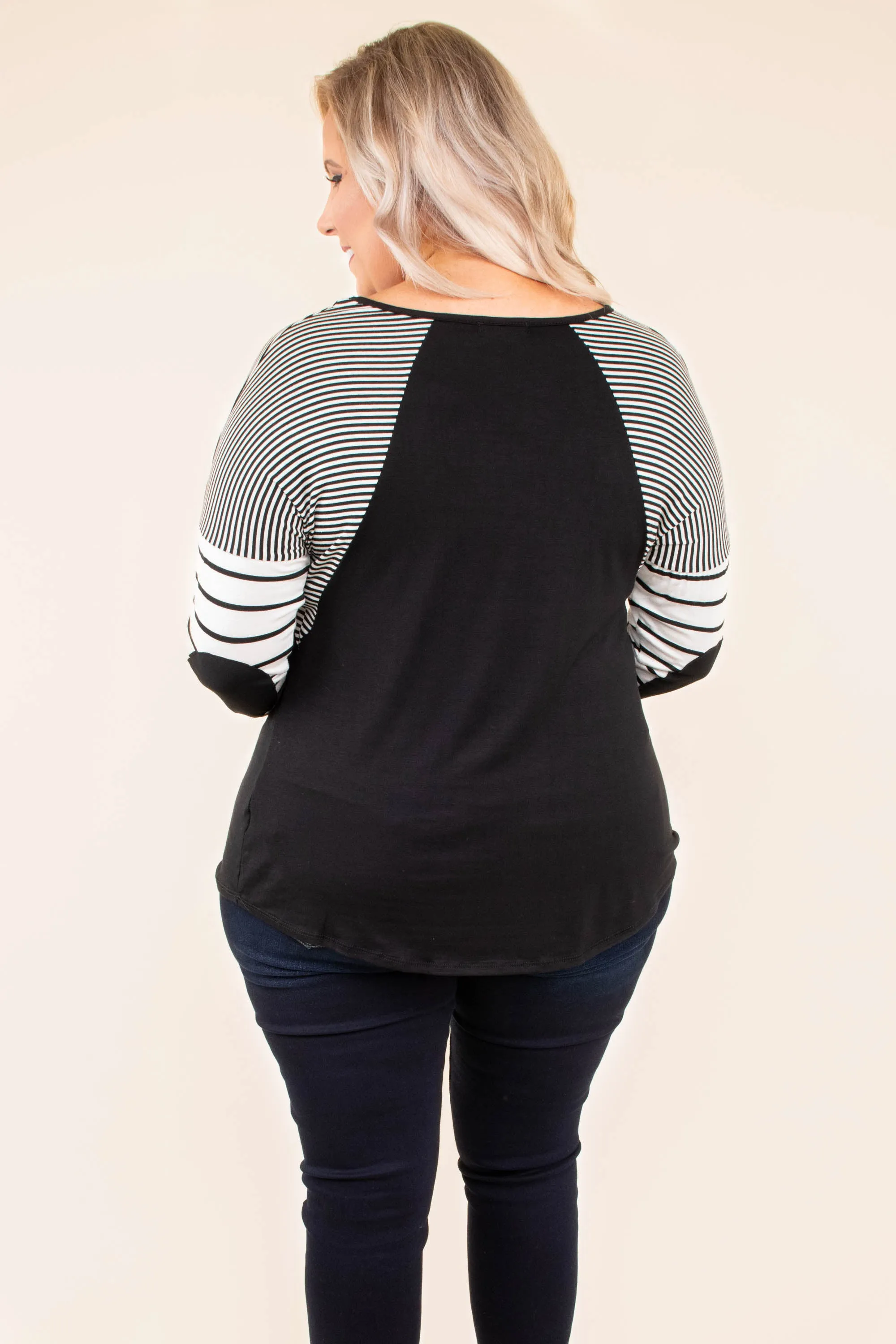 Begin Again Top, Black