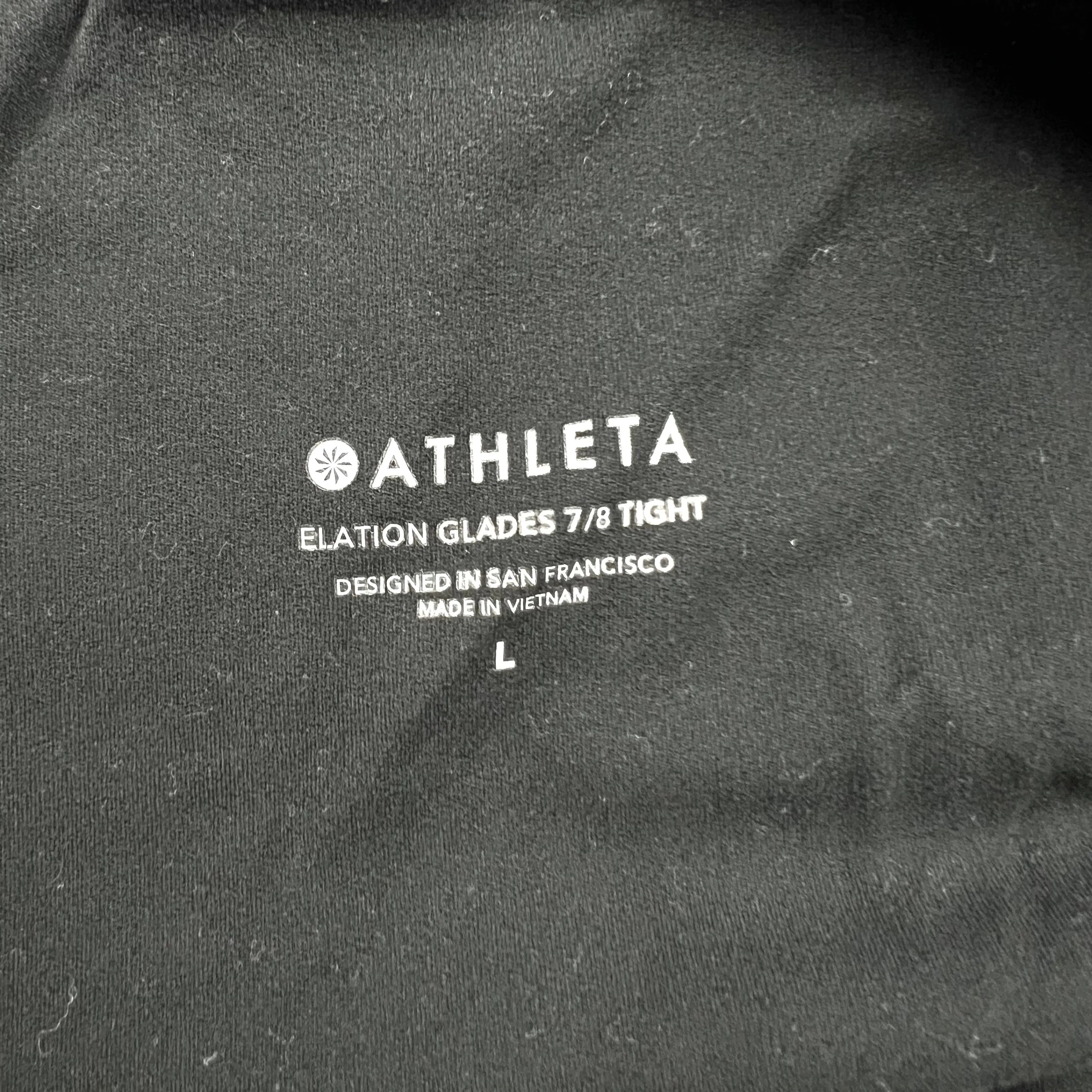 Black & Red Athletic Leggings By Athleta, Size: L