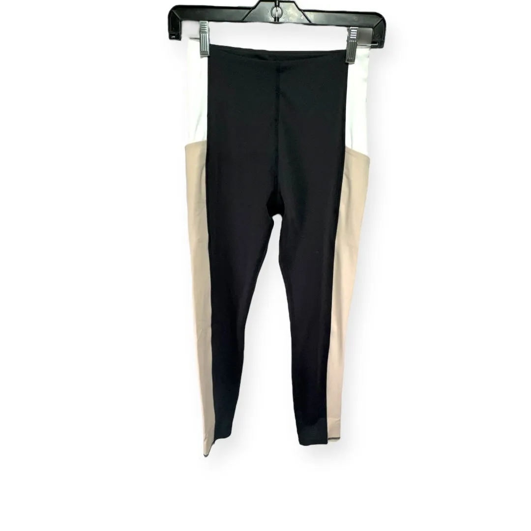 Black Athletic Leggings Move Theology, Size S