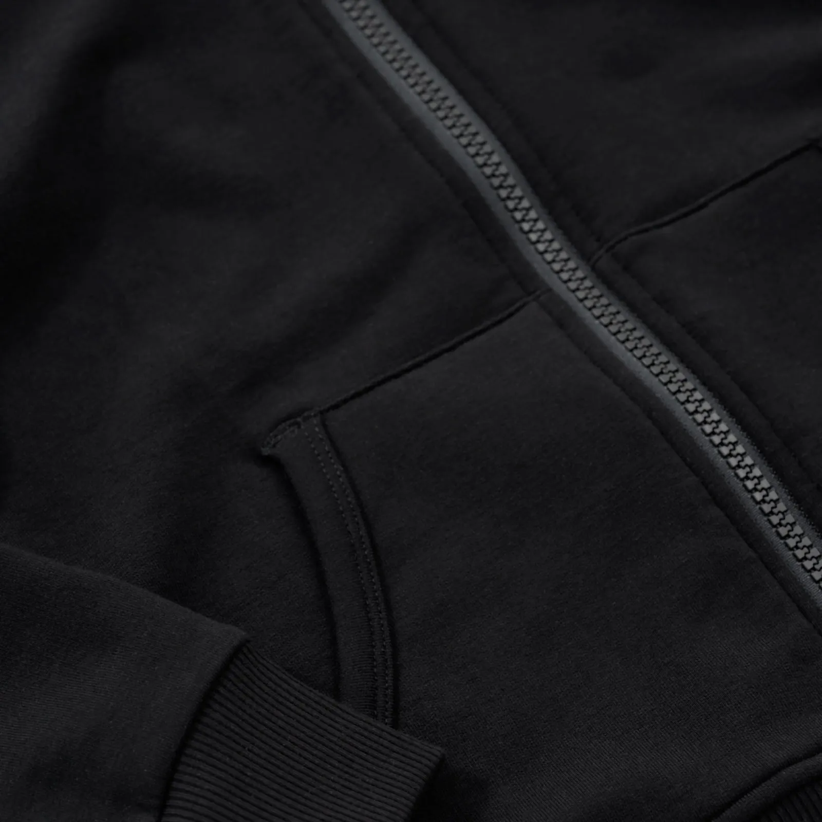 Black Zip Hoodie