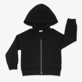 Black Zip Hoodie