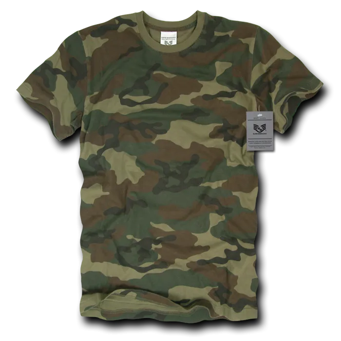 Camo T-Shirt, Camouflage Military Shirt, 100% Cotton - Rapid Dominance R38