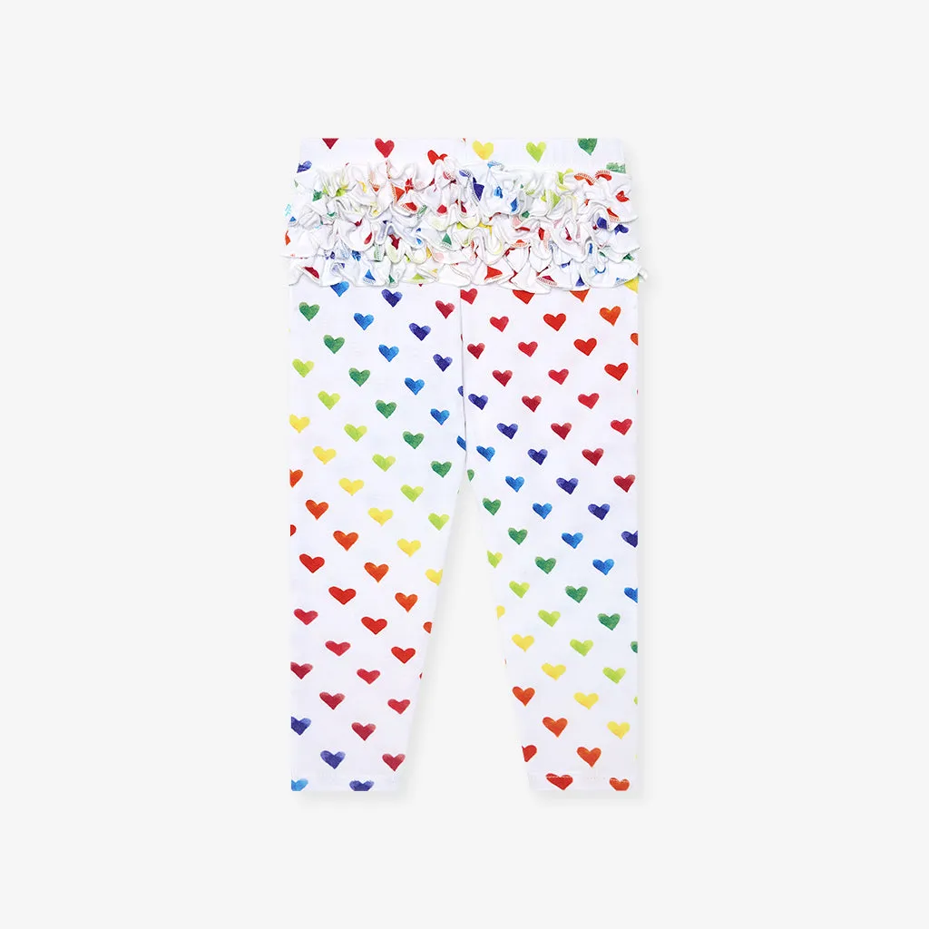 Care Bears™ Rainbow Hearts Ruffled Bum Leggings