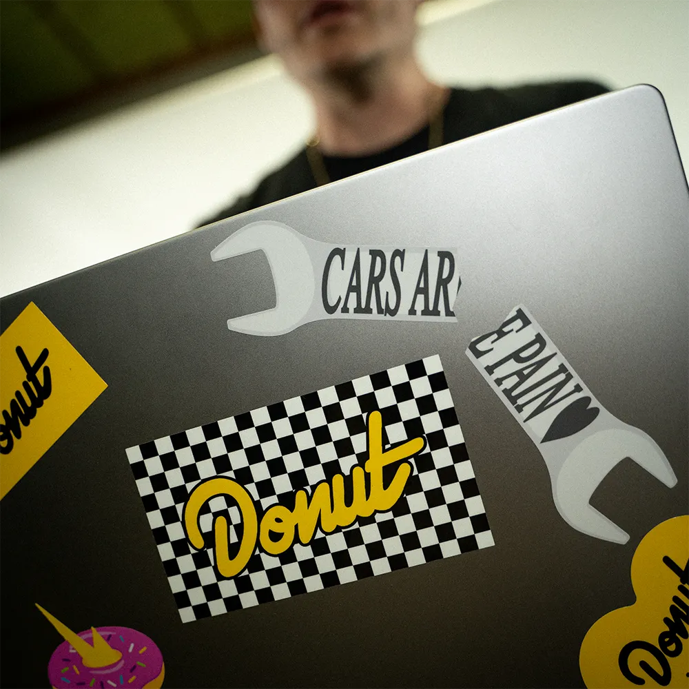 Cars Are Pain Sticker (2-Piece)