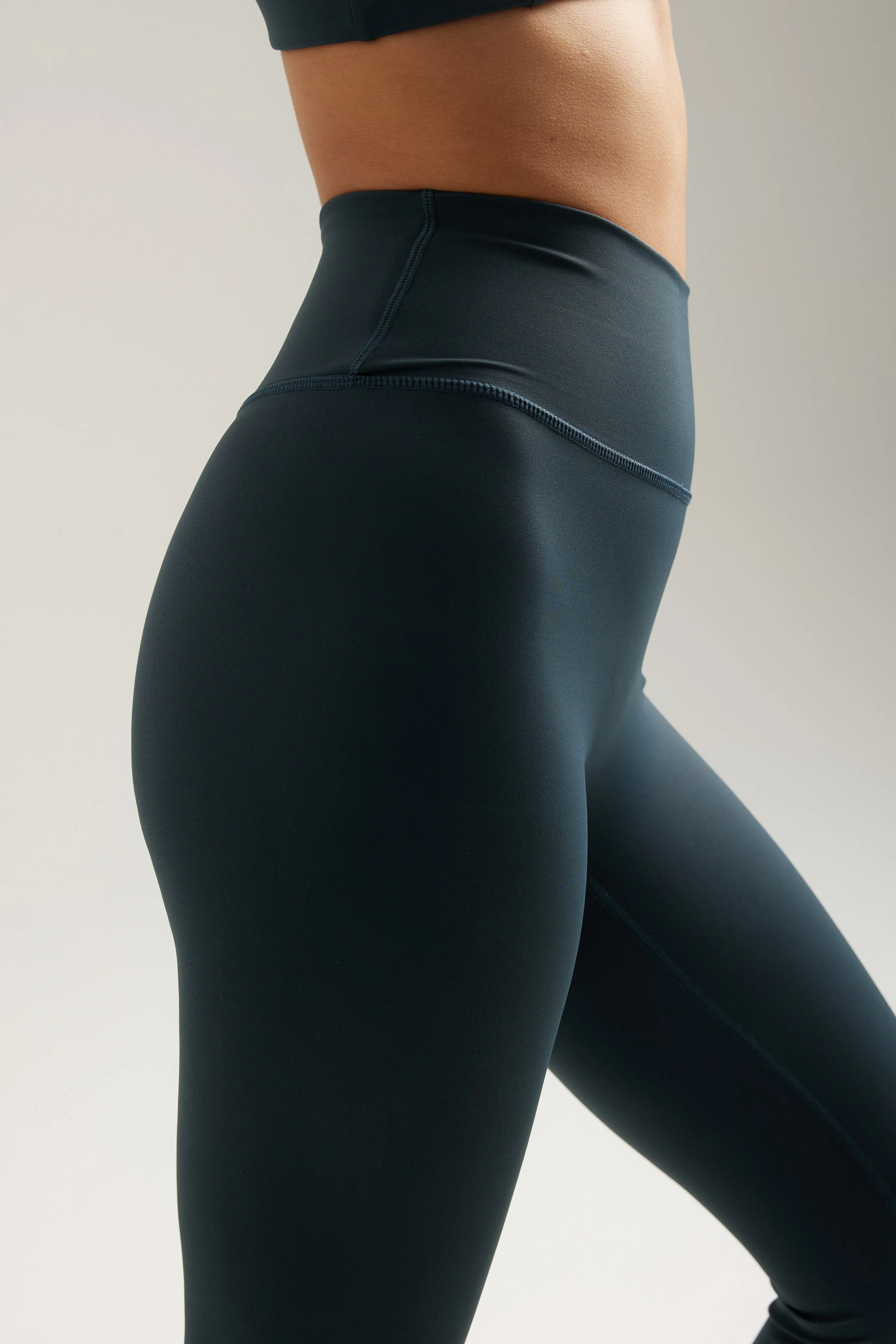Premium Pine Green Classic Full-Length Leggings (24)