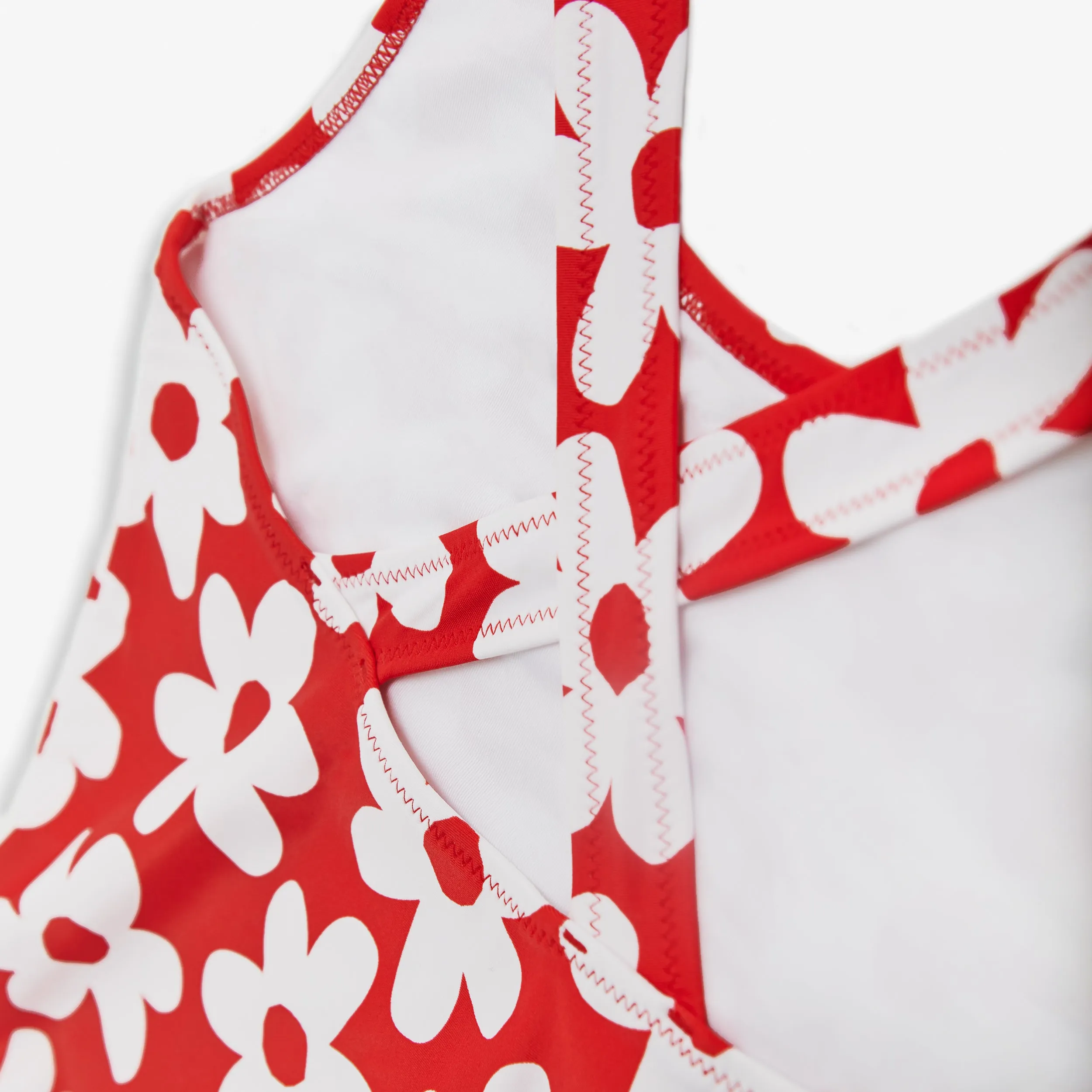 Clearance tank swimsuit in cutout blooms