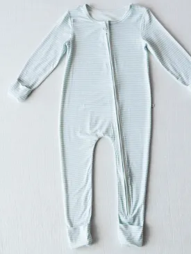 Cloud Layette - Sky Blue Stripes