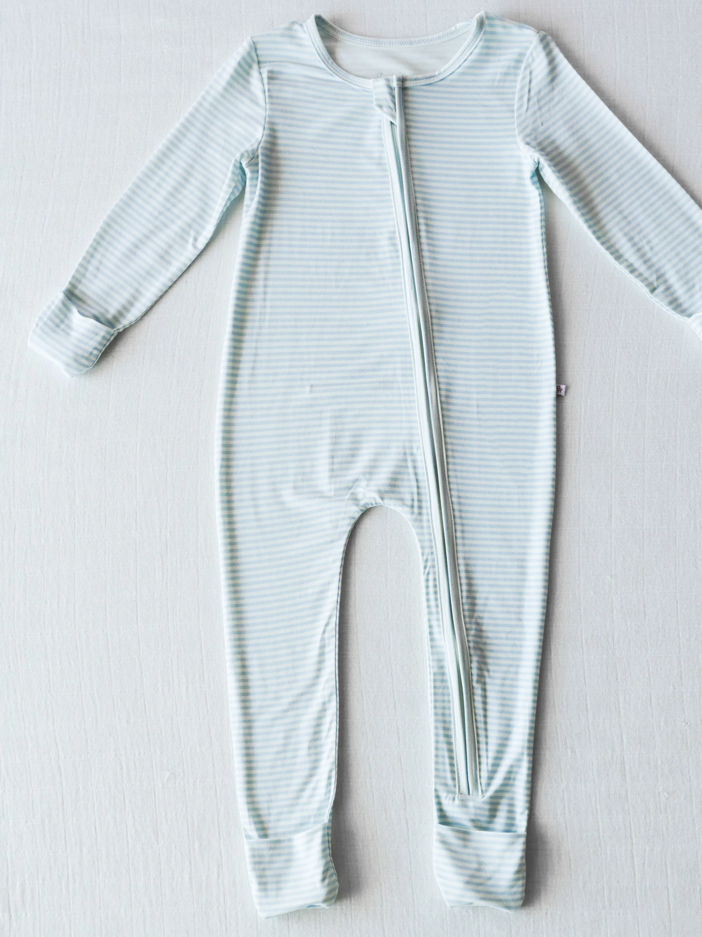 Cloud Layette - Sky Blue Stripes