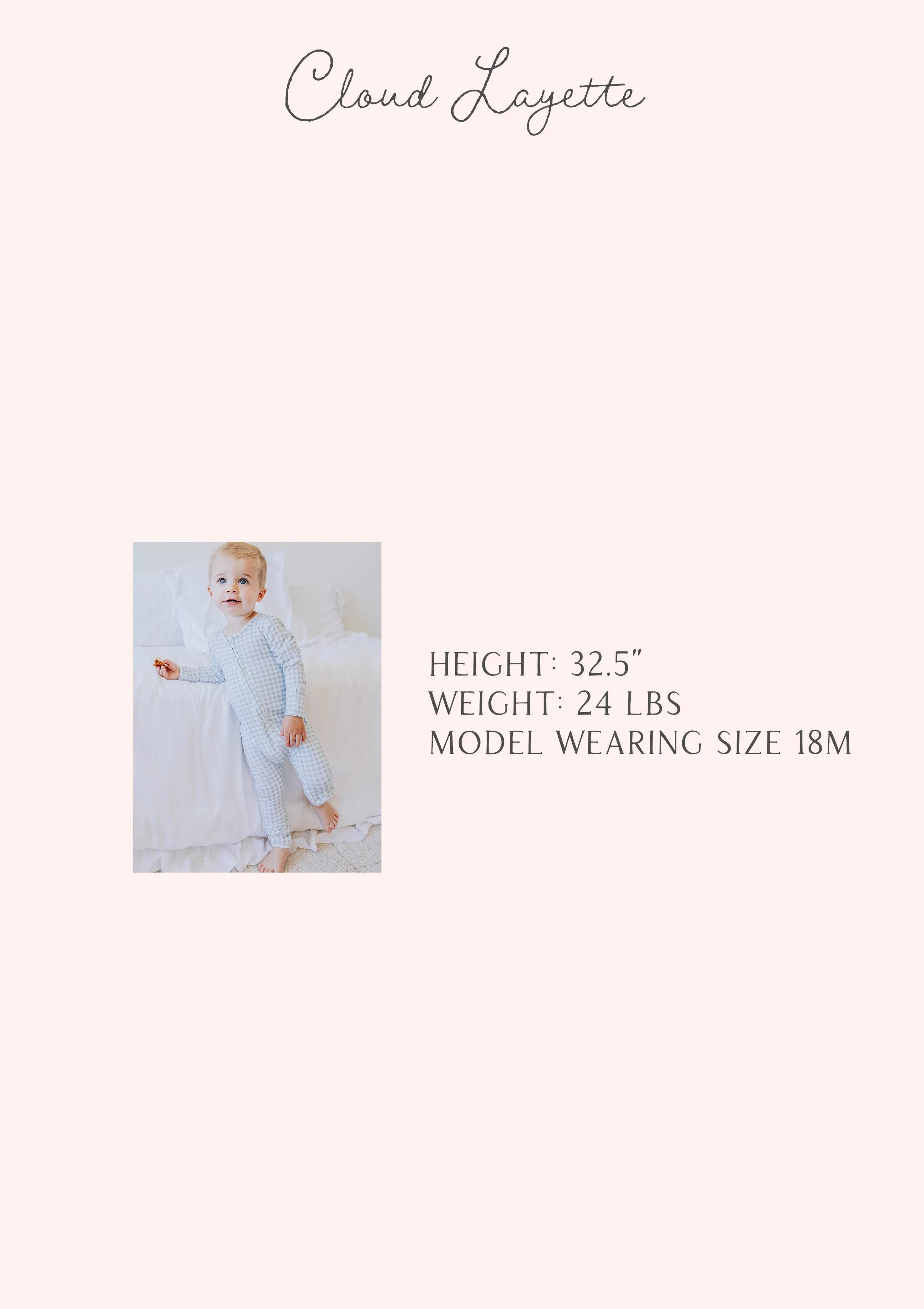 Cloud Layette - Sky Blue Stripes