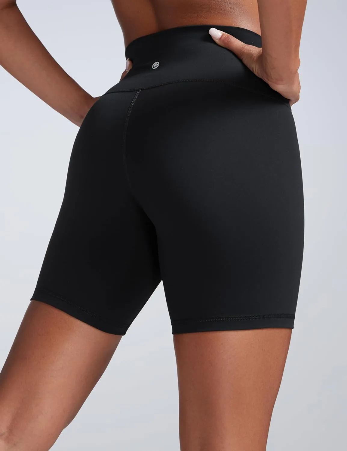 CRZ YOGA Women Butterbreeze Athletic Biker Shorts 6 Inches - High Waist Workout Gym Running Volleyball Yoga Spandex