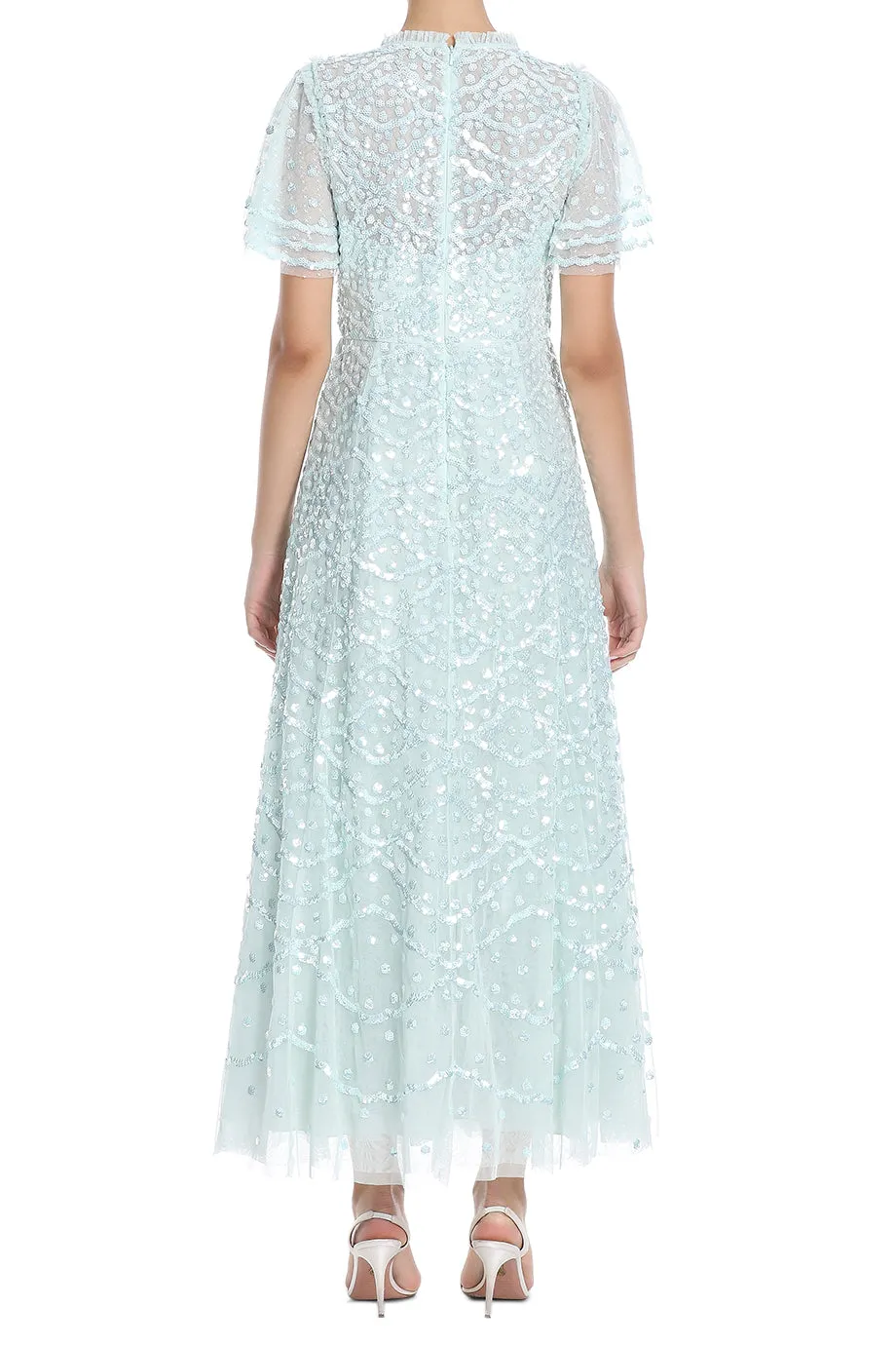 Deco Dot Gloss Maxi Dress