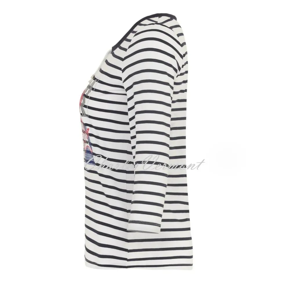 Dolcezza 'Ocean Breeze' Striped Top - Style 24101