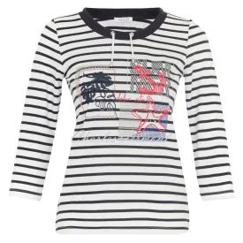 Dolcezza 'Ocean Breeze' Striped Top - Style 24101