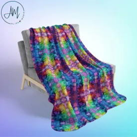 Fleece Sherpa Blanket - Bohemian Dreams