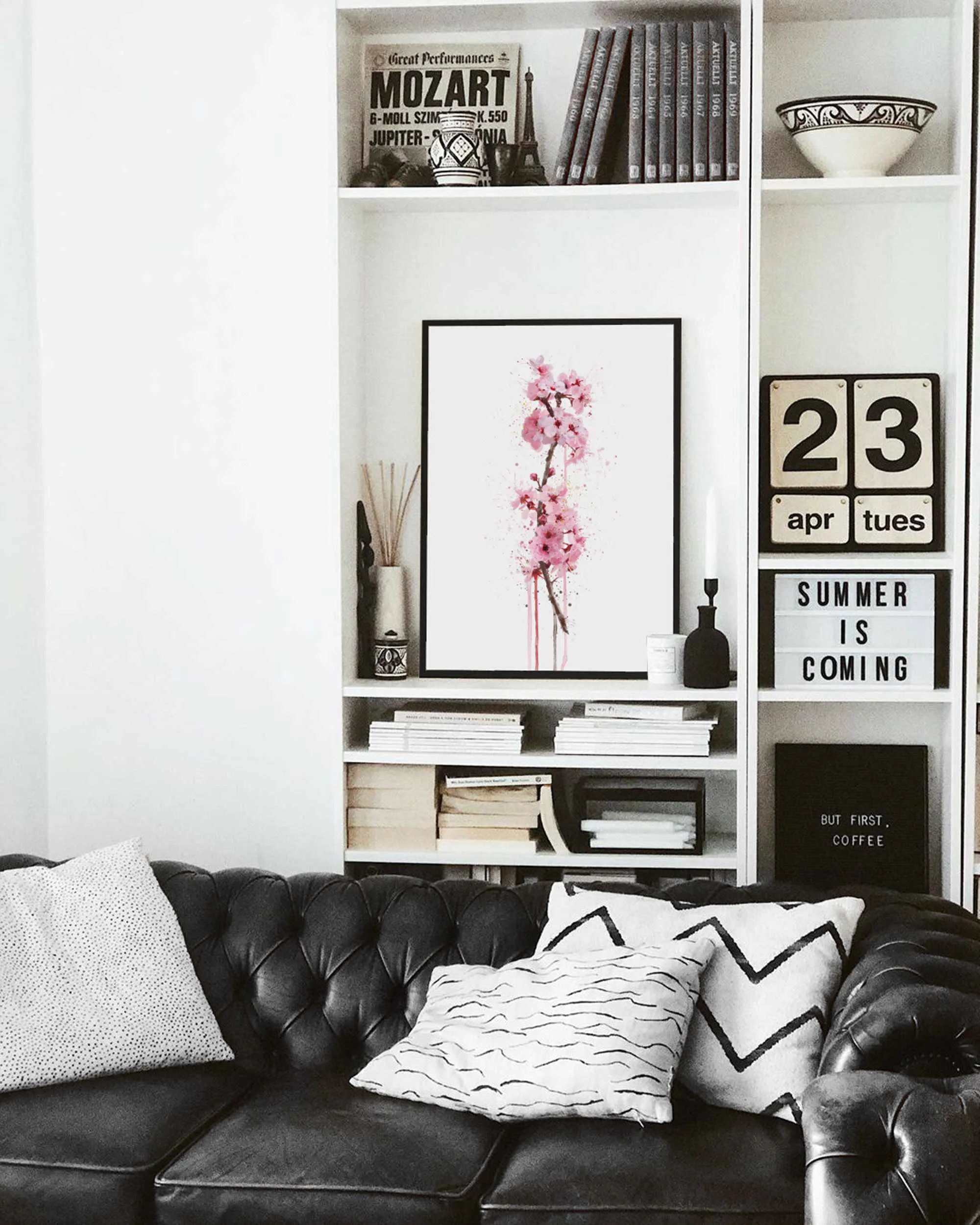 Flower Wall Art Print 'Cherry Blossom'
