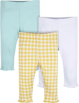 Gerber Baby Girls' Toddler Multi-Pack Premium Leggings