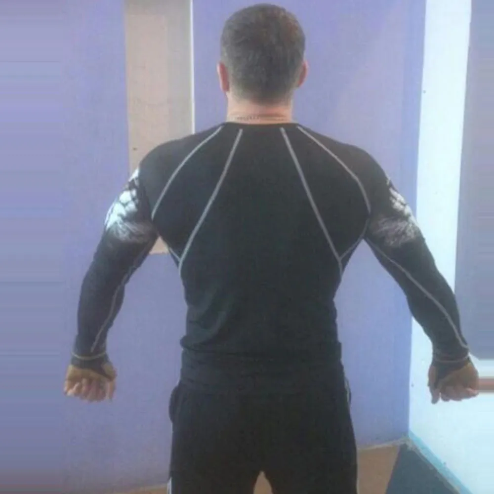 Ghost 2 Long Sleeve No Gi BJJ Compression Rash Guard & Leggings/Spats for Jiu Jitsu, MMA, Grappling & Wrestling Kit