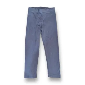 Girls Spotted Zebra Size 4T Gray Pull-On Leggings