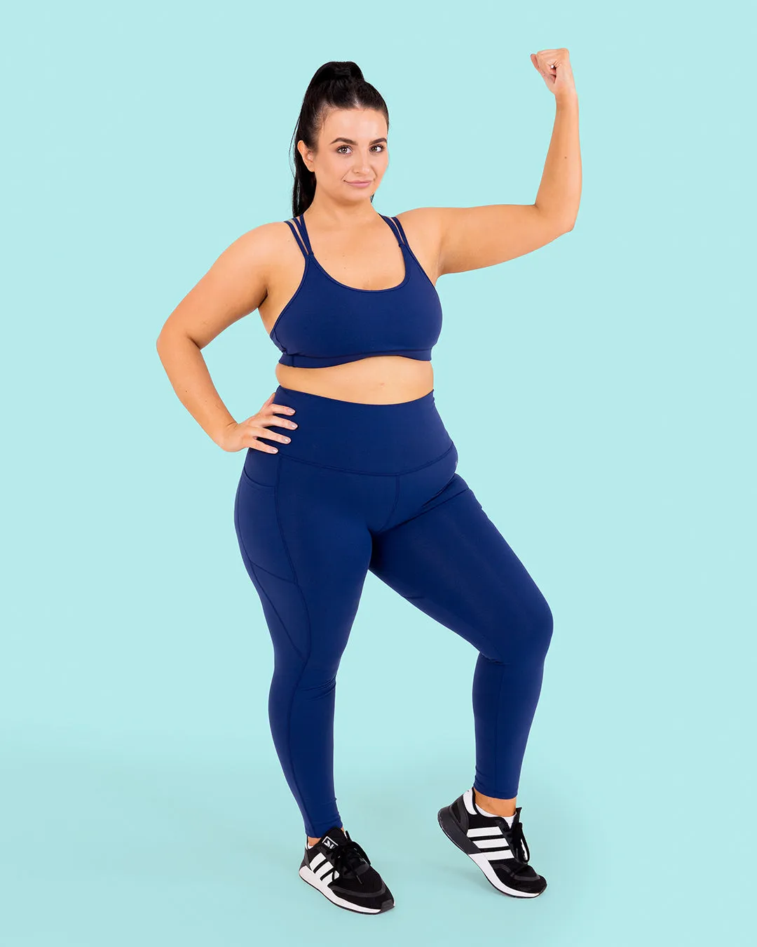HERO Super Hold Leggings Navy Blue