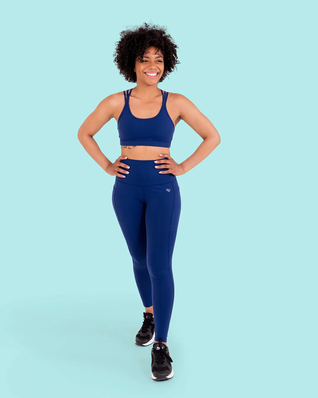 HERO Super Hold Leggings Navy Blue
