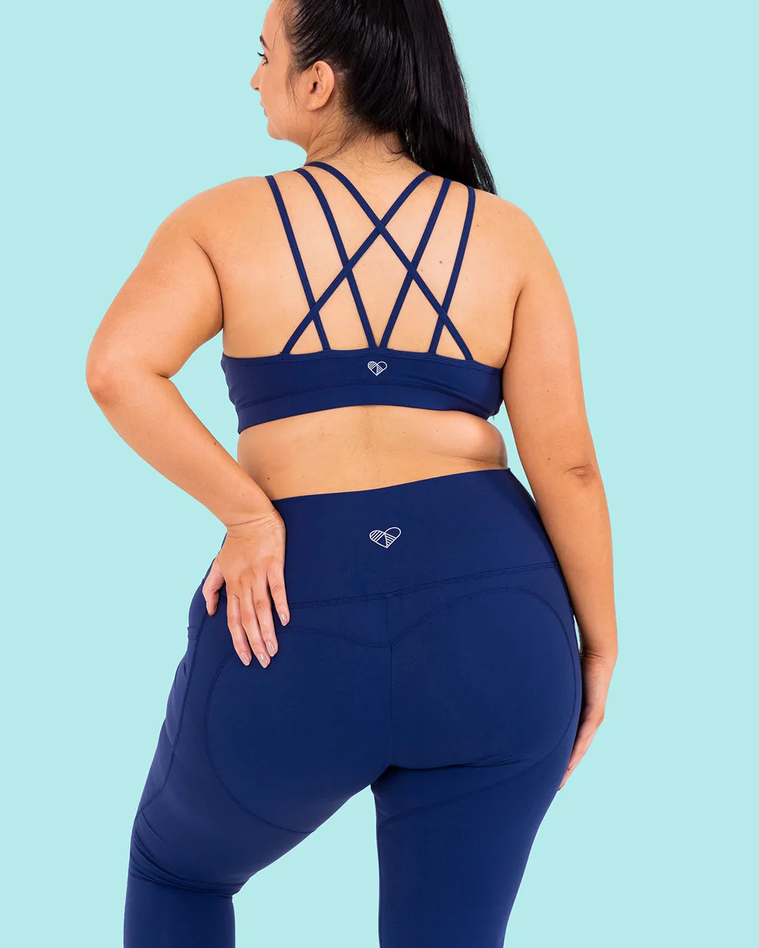 HERO Super Hold Leggings Navy Blue