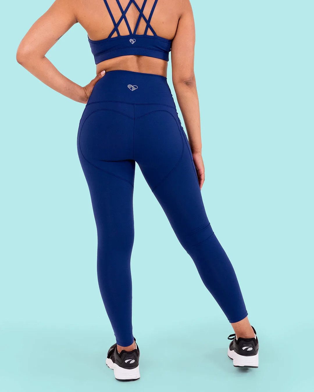 HERO Super Hold Leggings Navy Blue