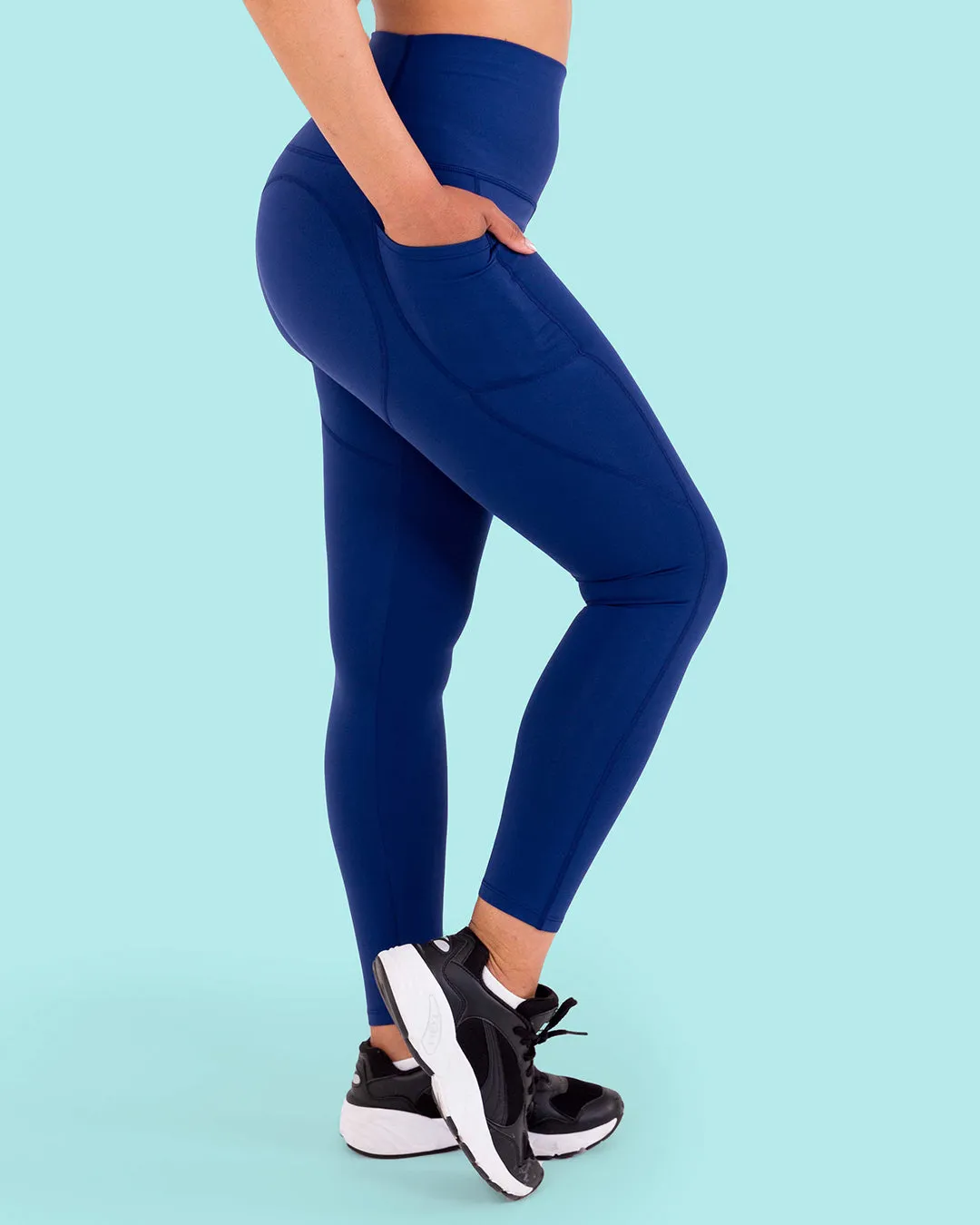 HERO Super Hold Leggings Navy Blue