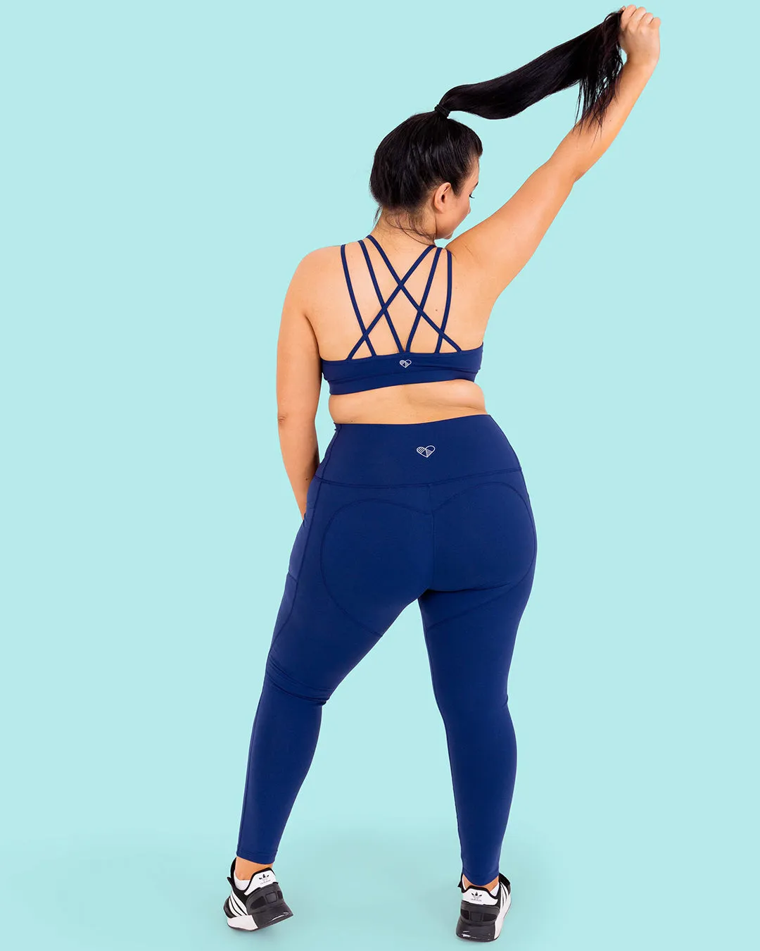 HERO Super Hold Leggings Navy Blue