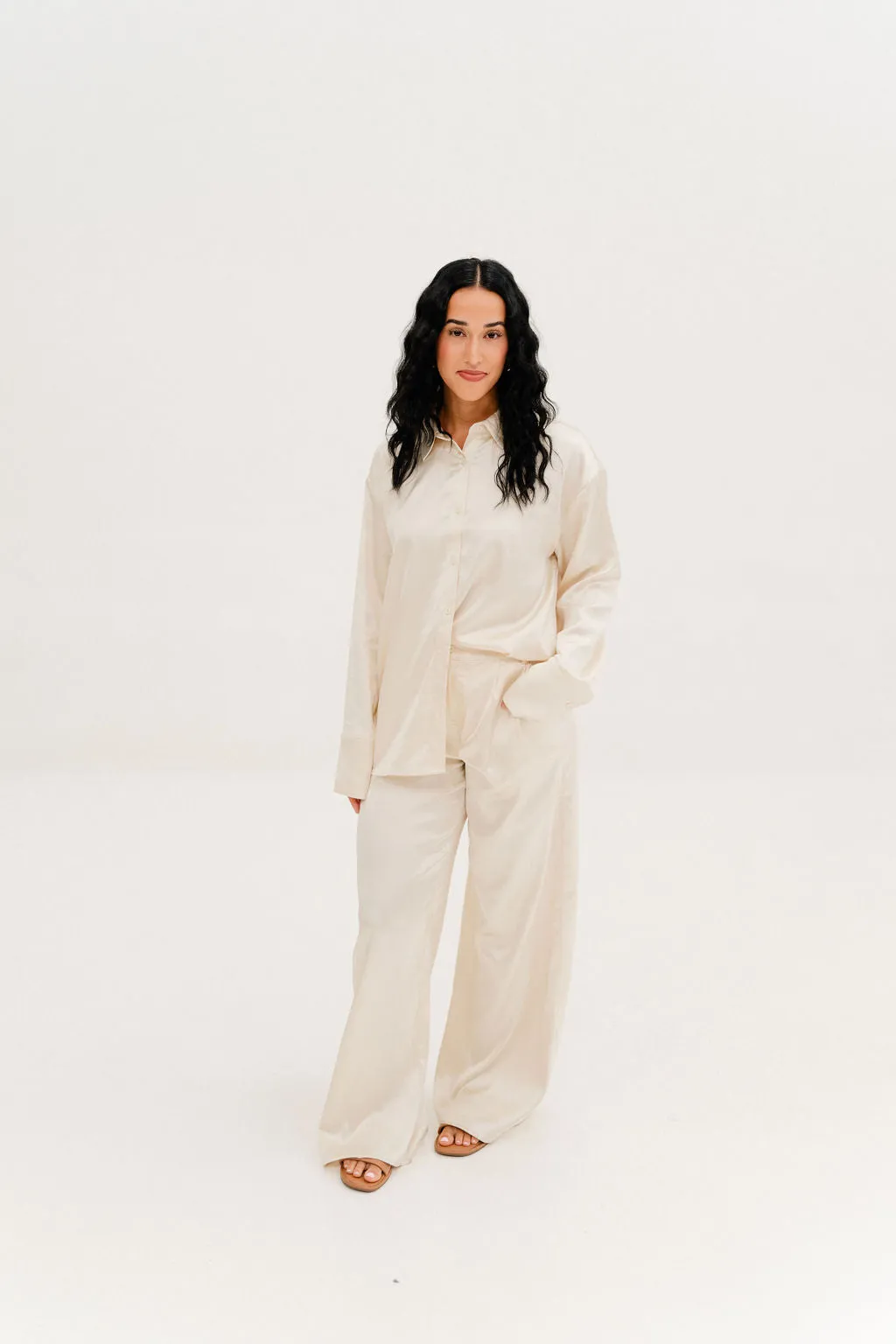 High Class Button Up Set