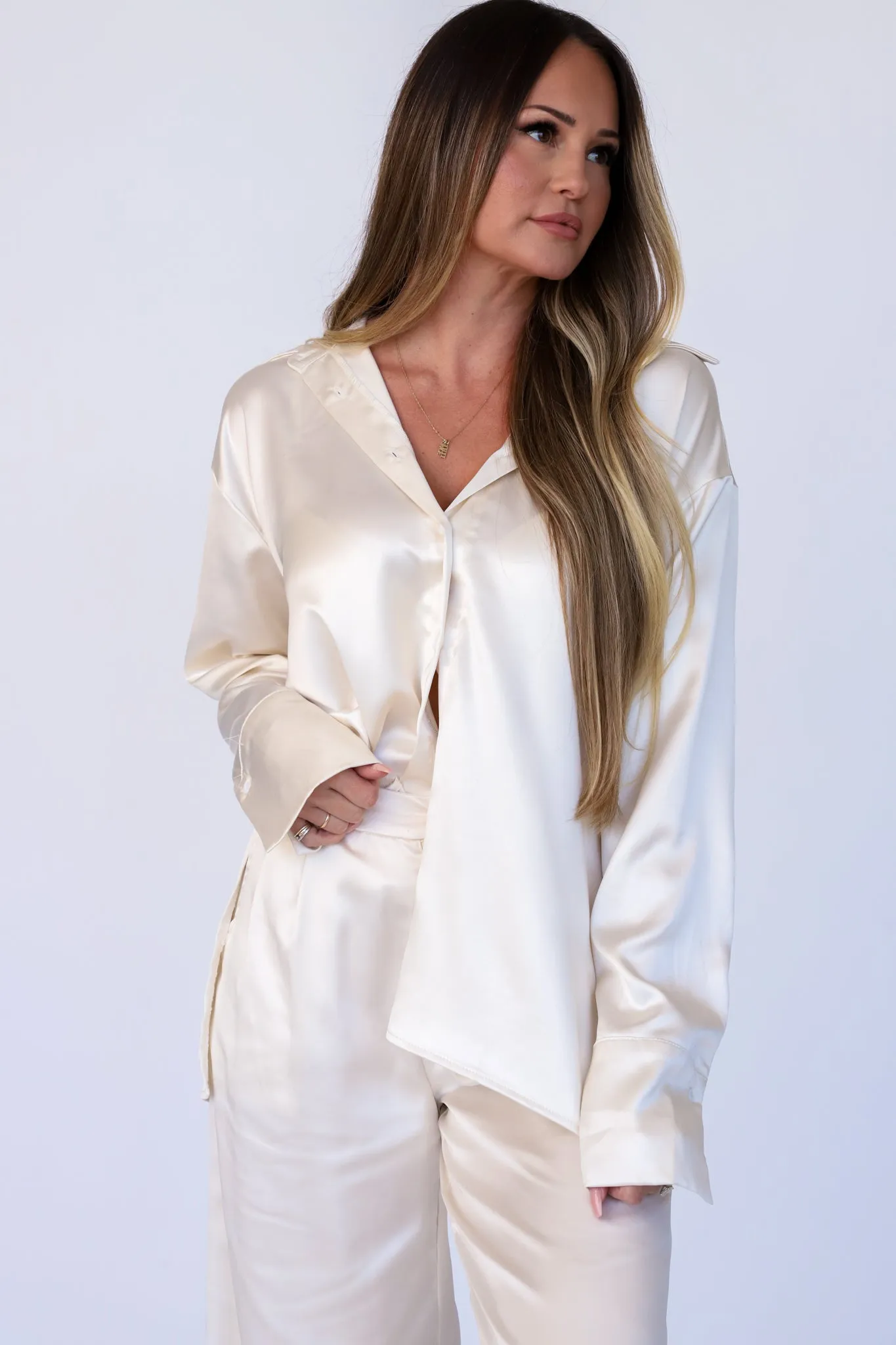 High Class Button Up Set