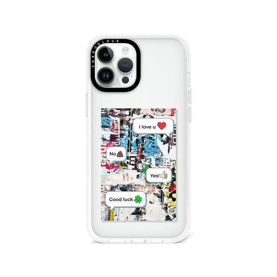iPhone 12 Pro Max I Love U Dialogue Phone Case