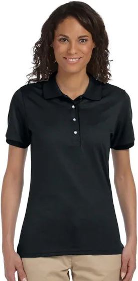 Jerzees Ladies' 5.6 oz. SpotShield Jersey Polo 2XL BLACK