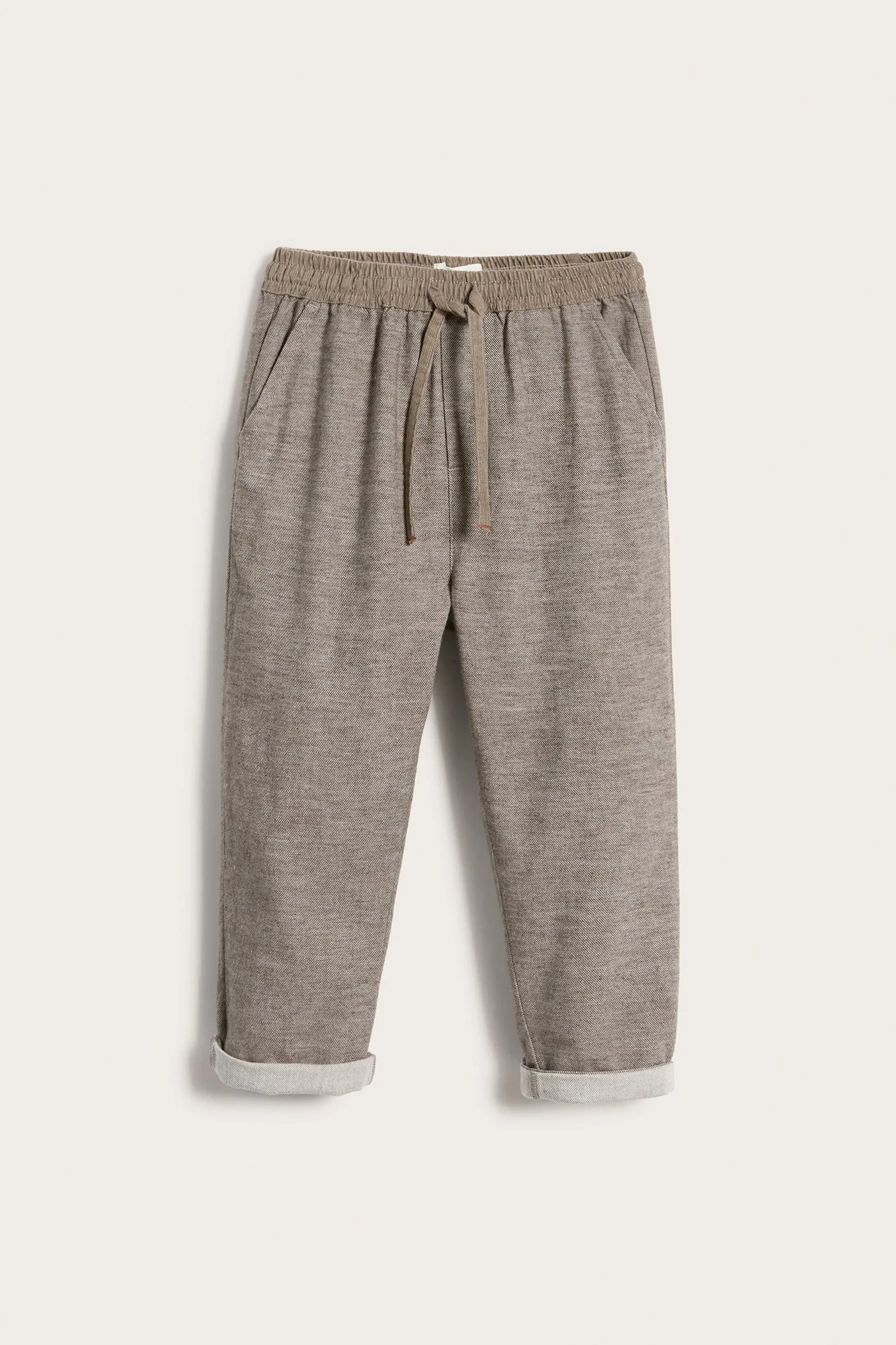 Kids' brown babycord trousers