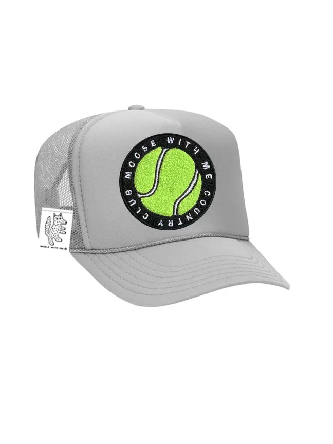 KIDS Trucker Hat with Interchangeable Velcro Patch (Gray)